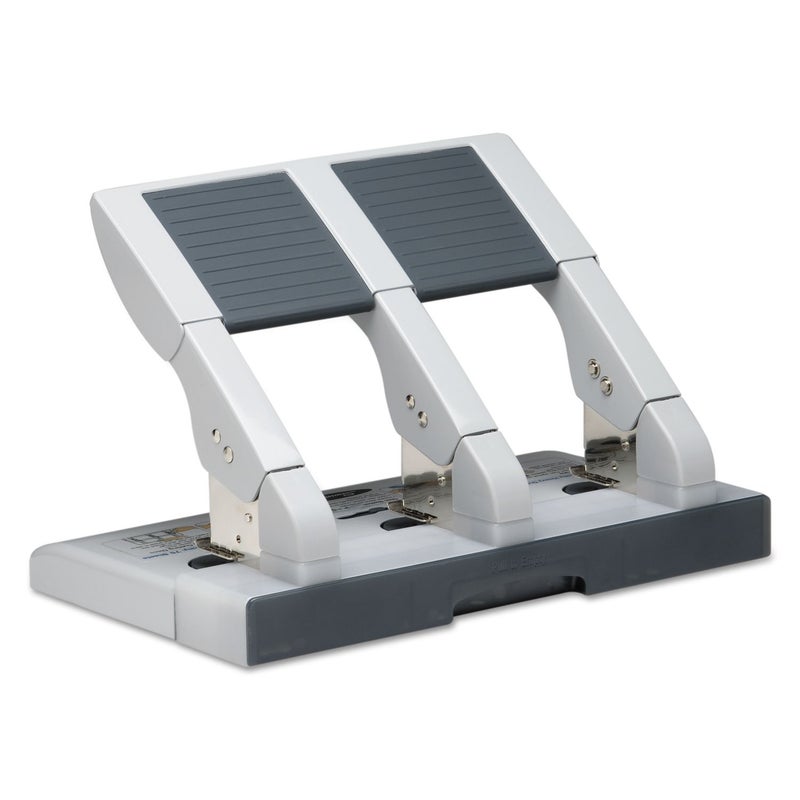 Swingline 3 Hole Punch Heavy Duty, 75 Sheet Capacity Three Hole Puncher 3 Ring, Paper Punch, Gray (74550) - Image 1